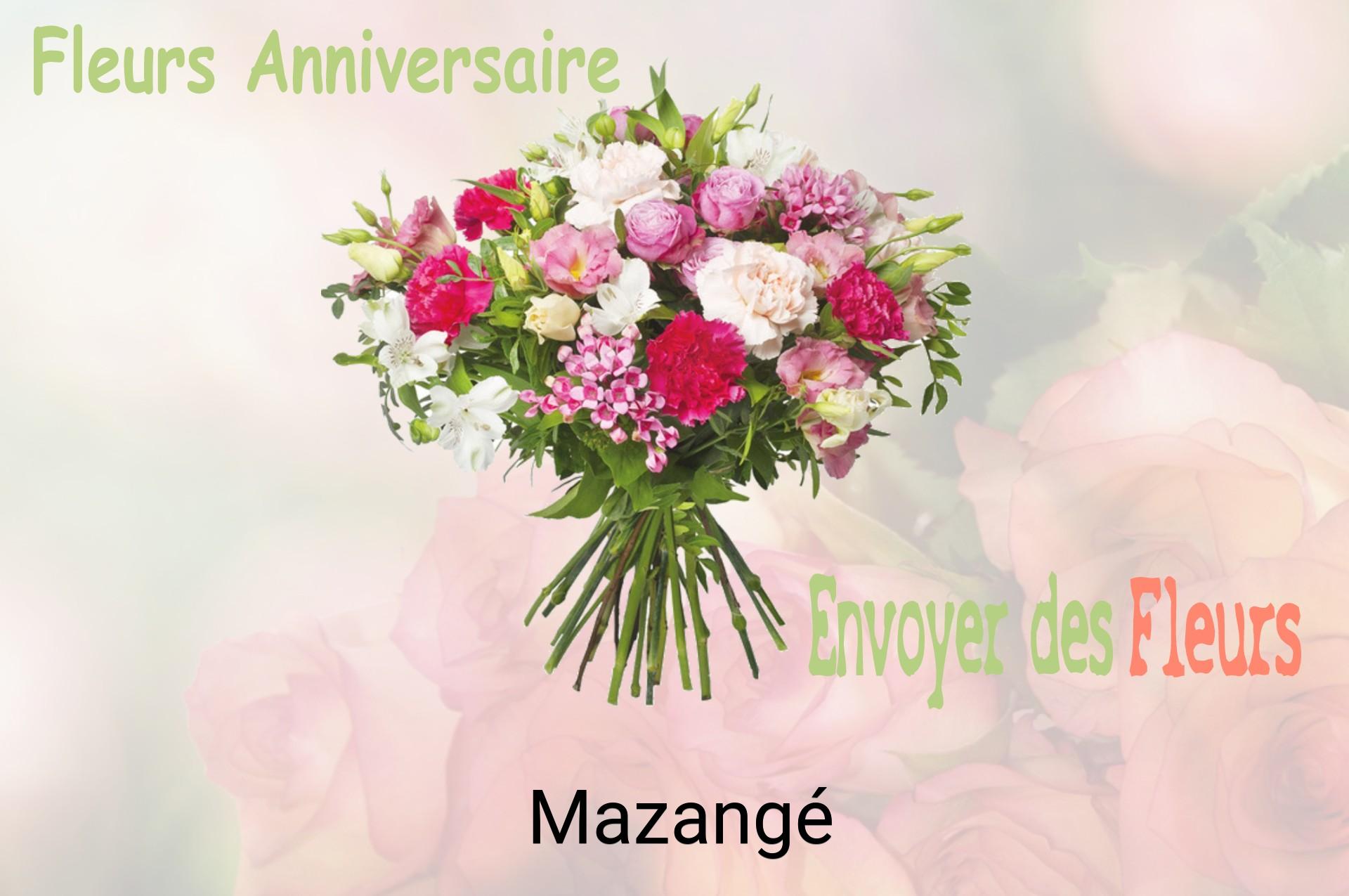 Bouquet de fleurs d’anniversaire livré à Mazangé